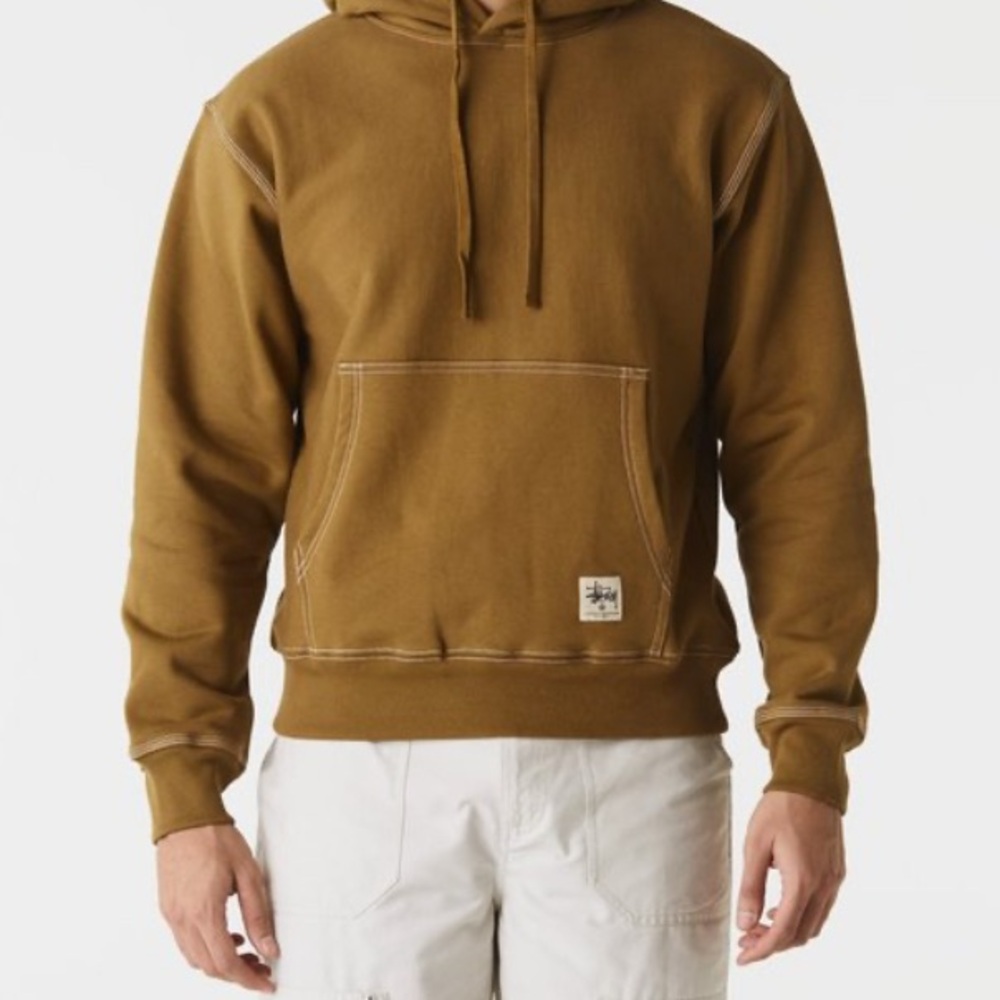 Stüssy Contrast Stitch Label Hoodie Olive
Size M - Picture 9 of 12